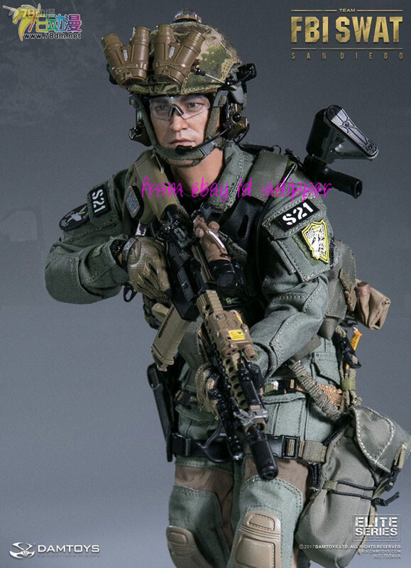 DAMTOYS DAM78044A 1/6 FBI SWAT Team Agent San Diego Action Figure