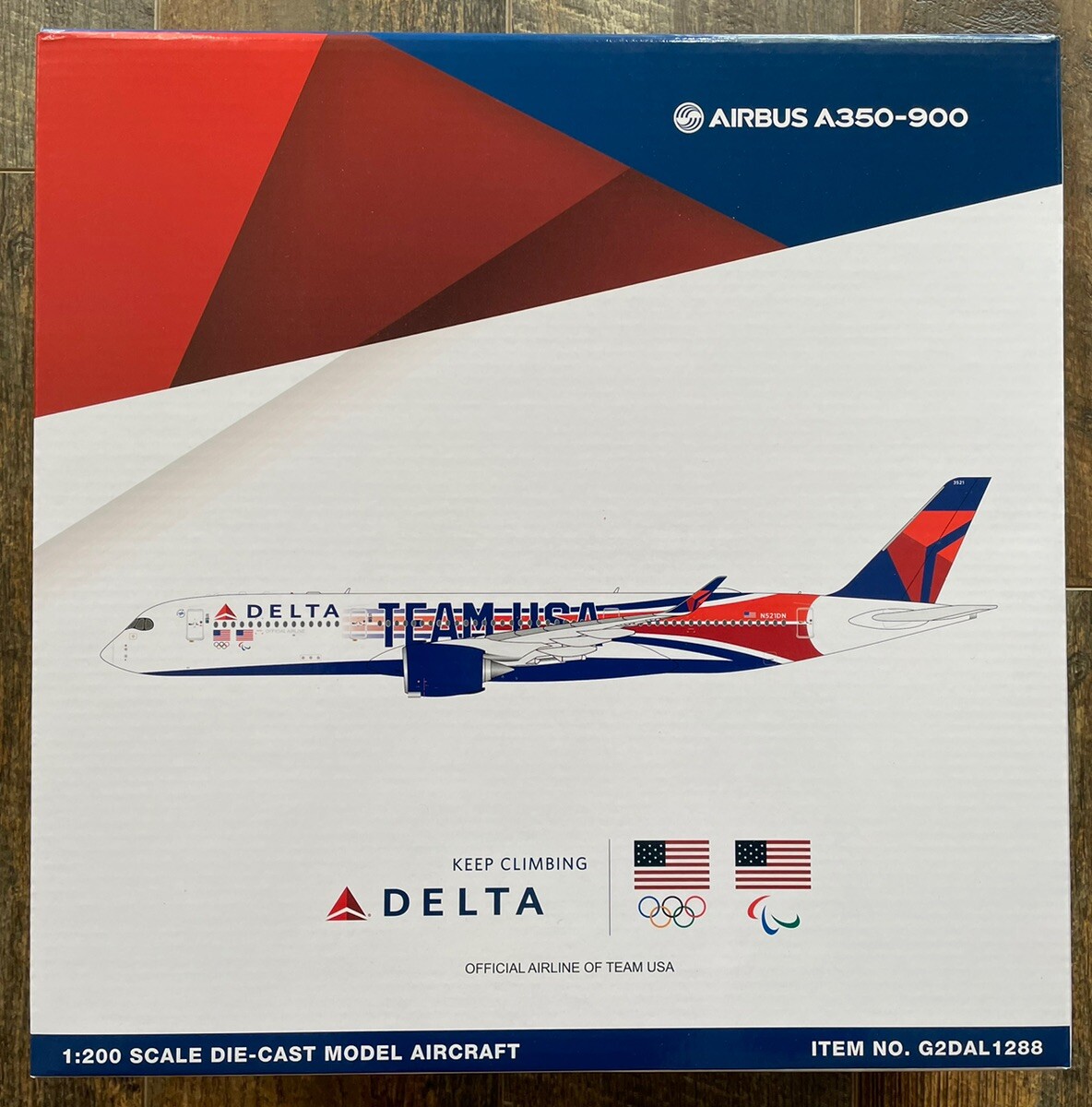あゆGemini jets 1/200 デルタ航空 Team USA あゆGemini jets 1/200