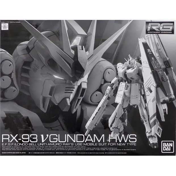 P-BANDAI RG 1/144 RX-93 Nu Gundam HWS Plastic Model Kit JAPAN | eBay