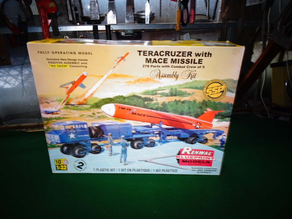 Renewal Teracruzer Mace Missile model kit 1/32 scale OPEN BOX. | eBay