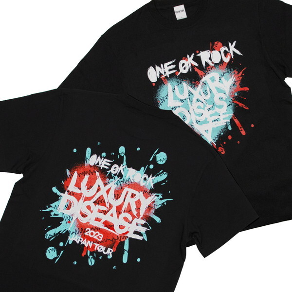 one ok rock tシャツ ONE OK ROCK 2023 LUXURY DISEASE JAPAN TOUR