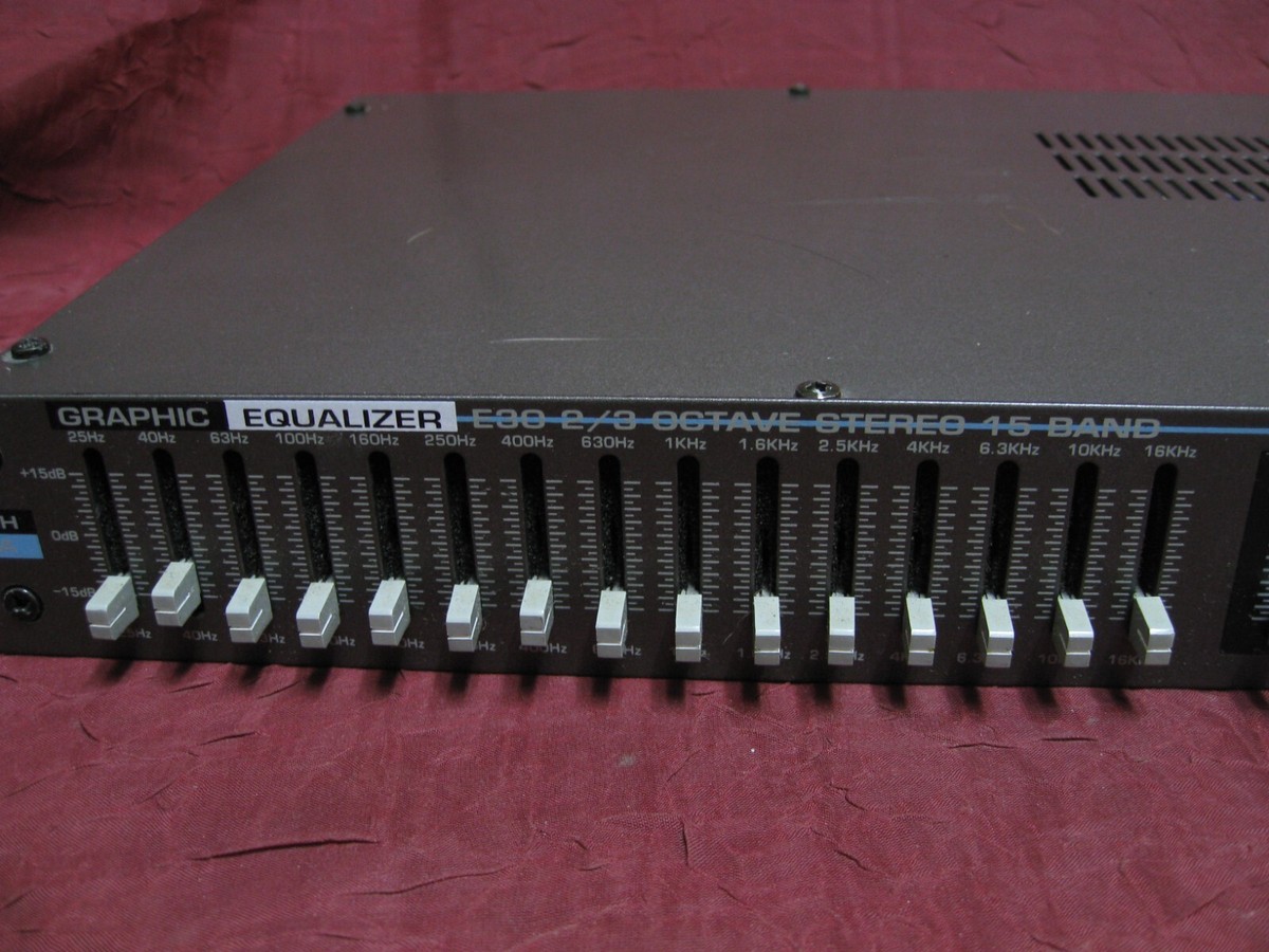 Samson E30, 2/3 Octave Stereo 15 Band Graphic Equalizer, Eq, Rack
