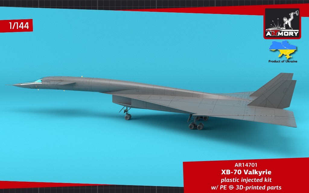 XB-70 Valkyrie US Supersonic Strategic Bomber Armory Models