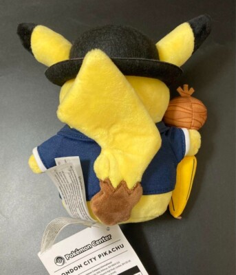 Pokemon Center London Limited London City Pikachu Rare Plush