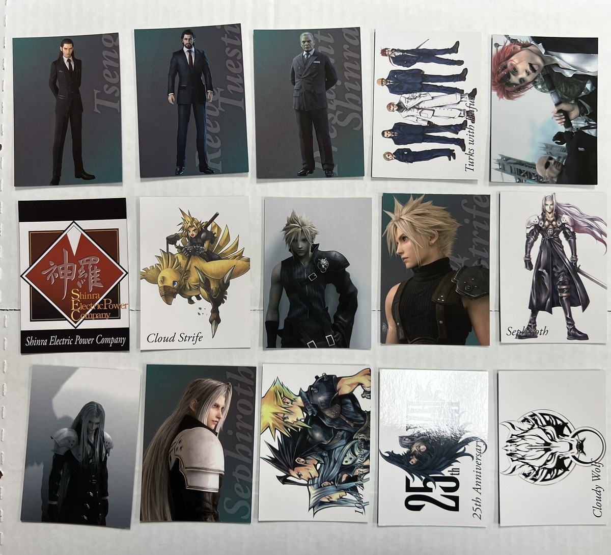 Final Fantasy VII Anniversary Art Museum Set of 99 Complete FF7