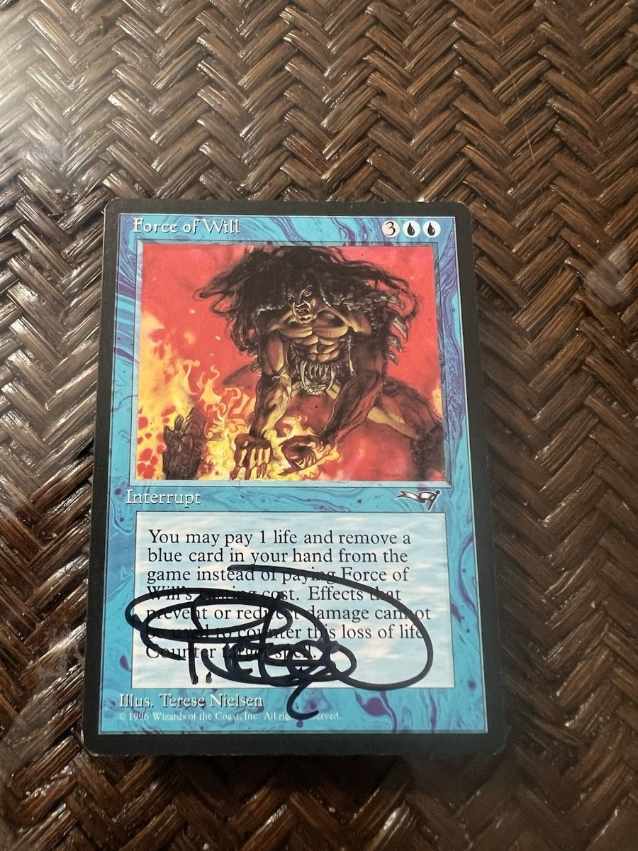 テレッサニールセン 意志の力 プレイマット サイン入り テレッサ