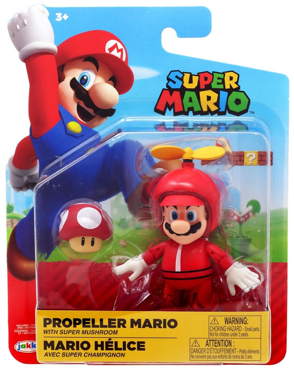 World of Nintendo Wave 16 Propeller Mario Action Figure [Red