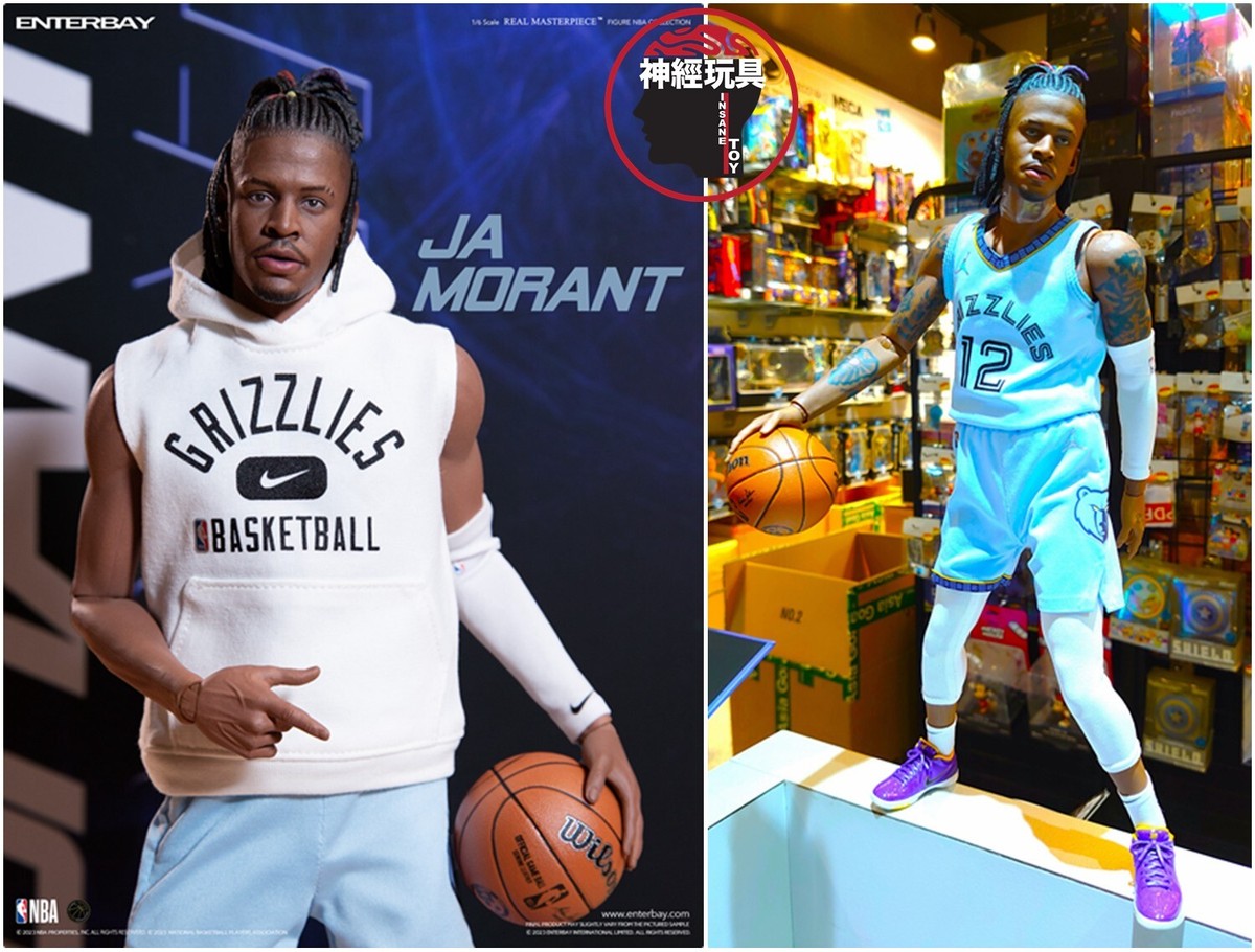ENTERBAY NBA JA MORANT 1/6 ACTION FIGURE Memphis Grizzlies EDITION