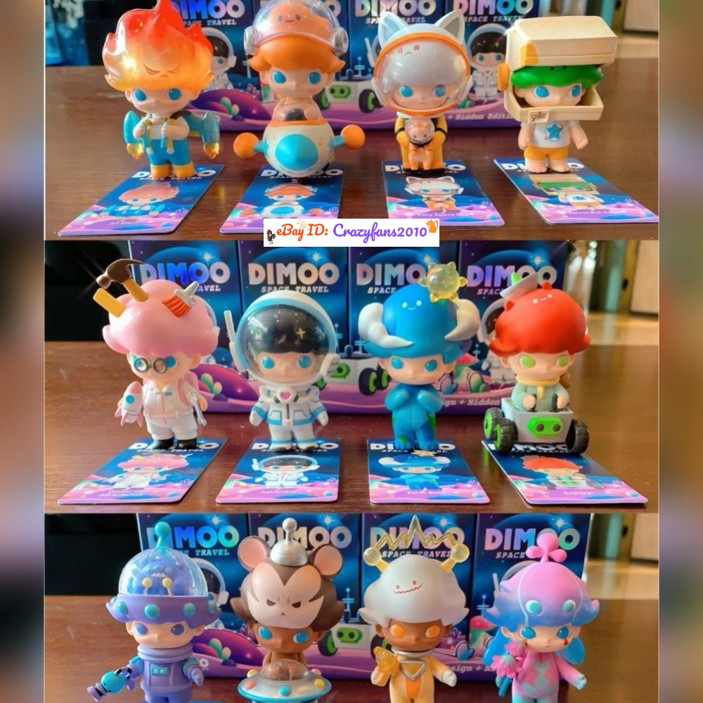 POP MART Dimoo Space Travel Series Confirmed Blind Box Figure Art