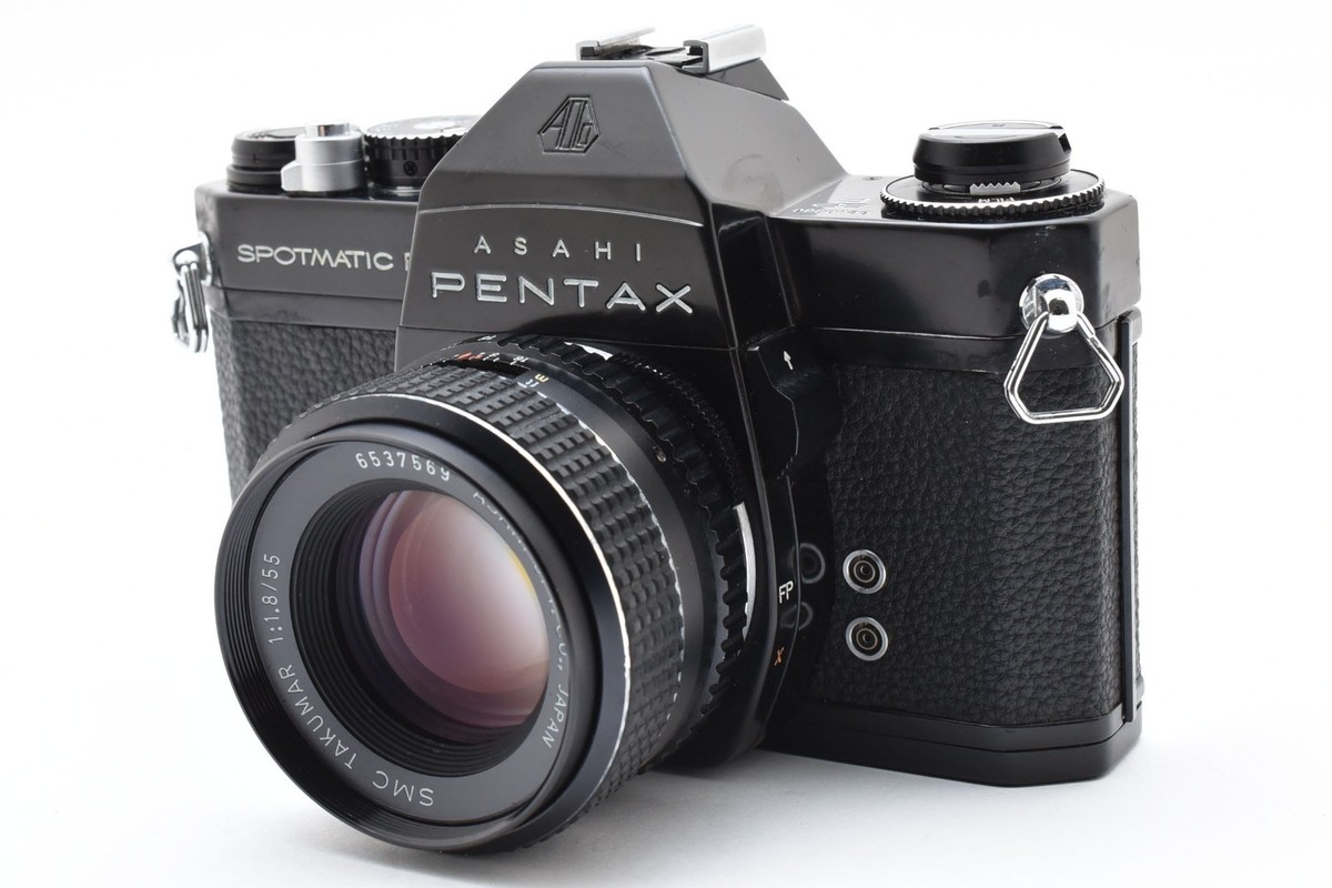 Pentax SPF Spotmatic F Black Film Camera SMC Takumar 55mm F/1.8