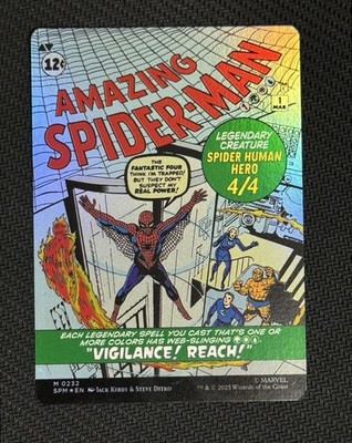 FOIL] MTG Marvel Spider-Man Peter Parker No.232 Borderless English