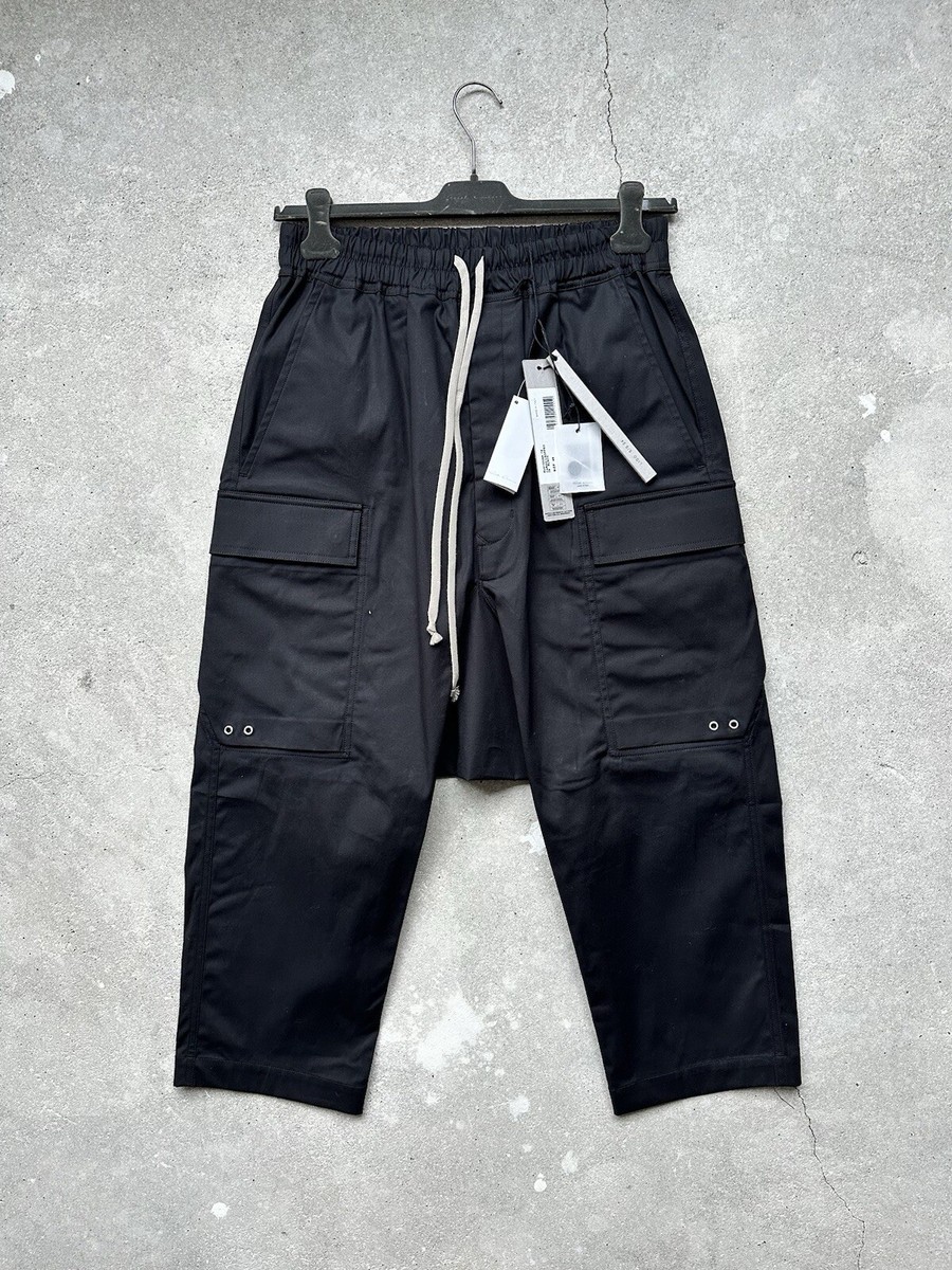 RICK OWENS CARGO CROPPED PANTS / SS 24 LIDO | eBay