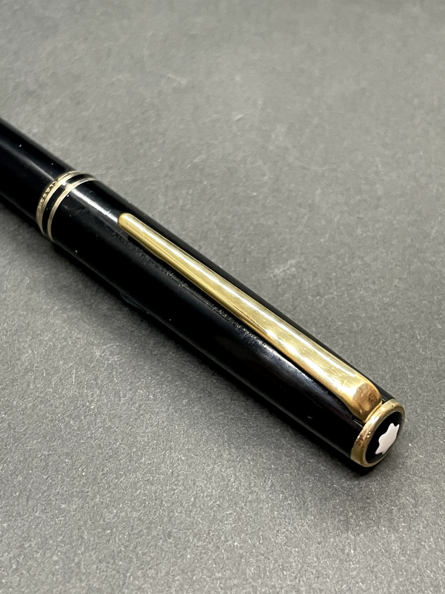 Excellent] MONTBLANC Classic No.13200 Black GT Vintage Twist