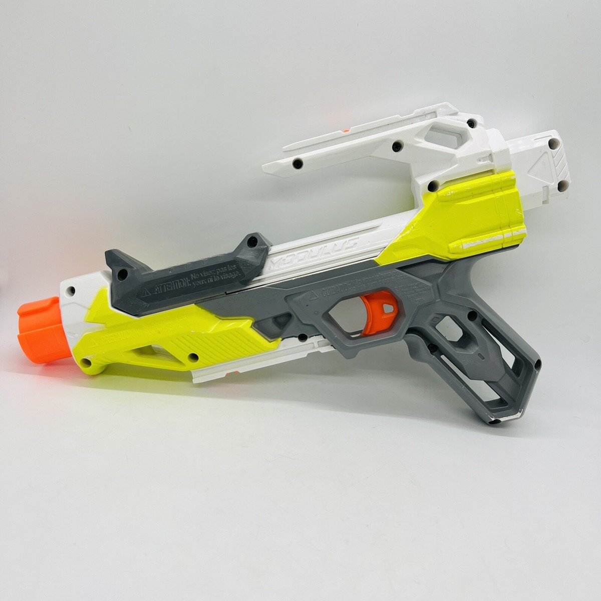 NERF N-Strike Modulus Core BLASTER Gun Only White Green Orange | eBay