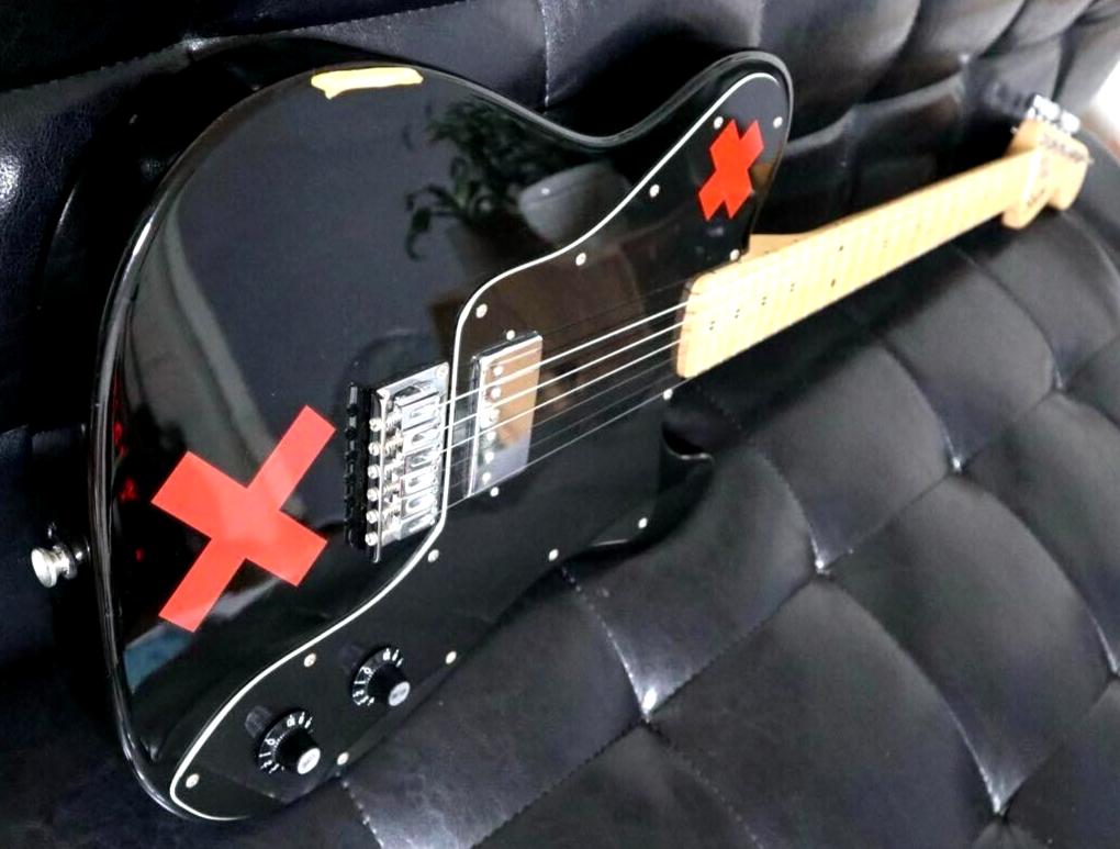 9805】 Squier SUM41 Deryck Whibley テレキャス