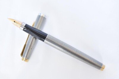 Parker 75 Sterling Silver Color Fountain Pen 14K Nib XF 585