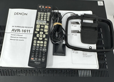 Denon AVR-1611 7.1 Channel A/V Home Theater Receiver HDMI Remote