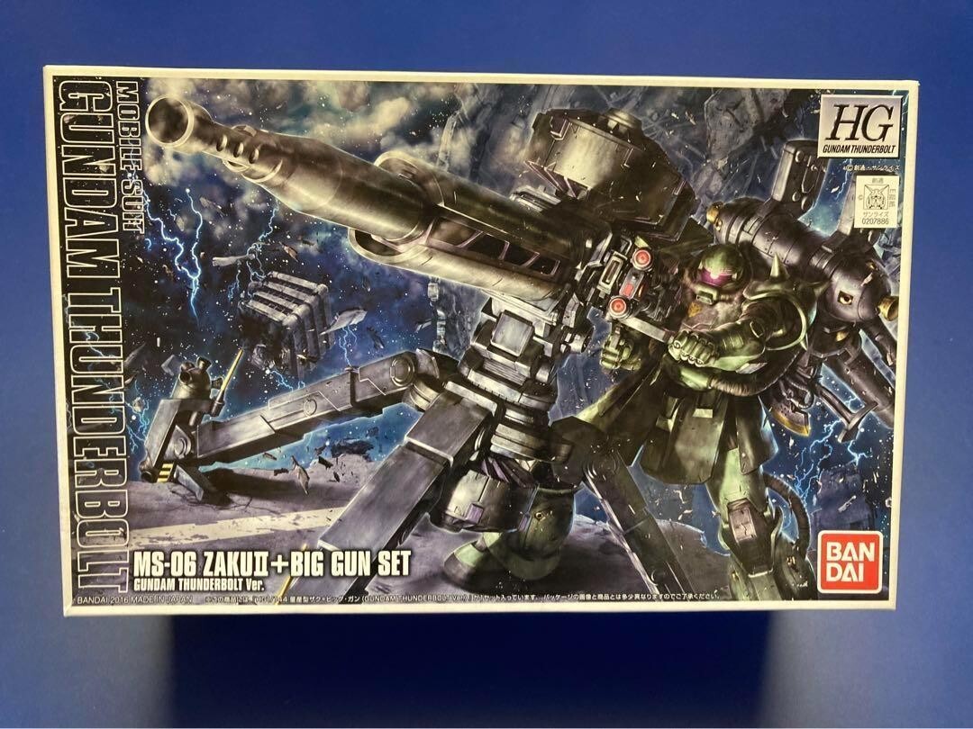 Bandai HG 1/144 GUNDAM Thunderbolt MS-06 ZAKU II+BIG GUN SET
