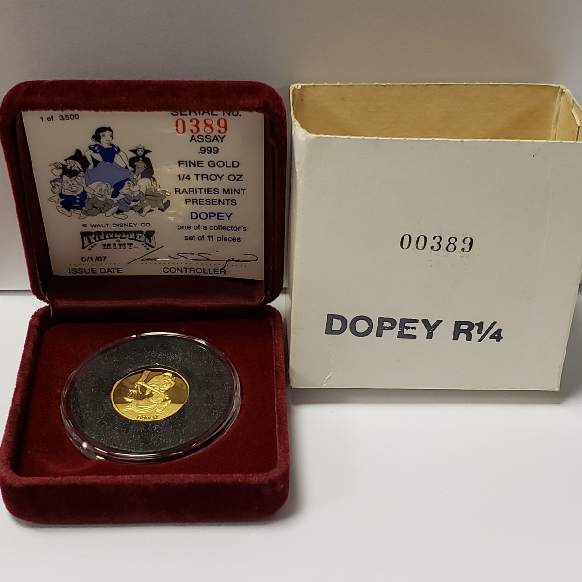 アンティークディズニー 金貨 1/4 TROY oz 24金 .999K24 ディズニー