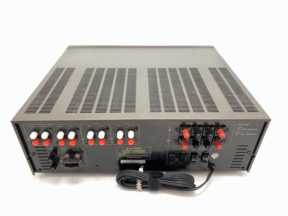 PIONEER パイオニア SA-8900 ステレオプリメイン 電化製品 レトロ