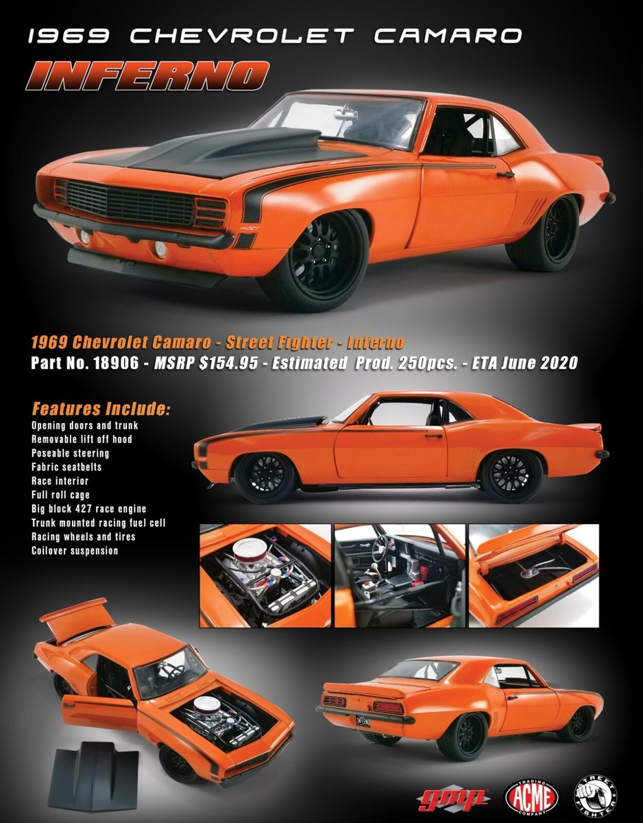 GMP/'69 Chevyシボレー Camaroカマロ 1/18 996台限定 GMP/´69 Chevy