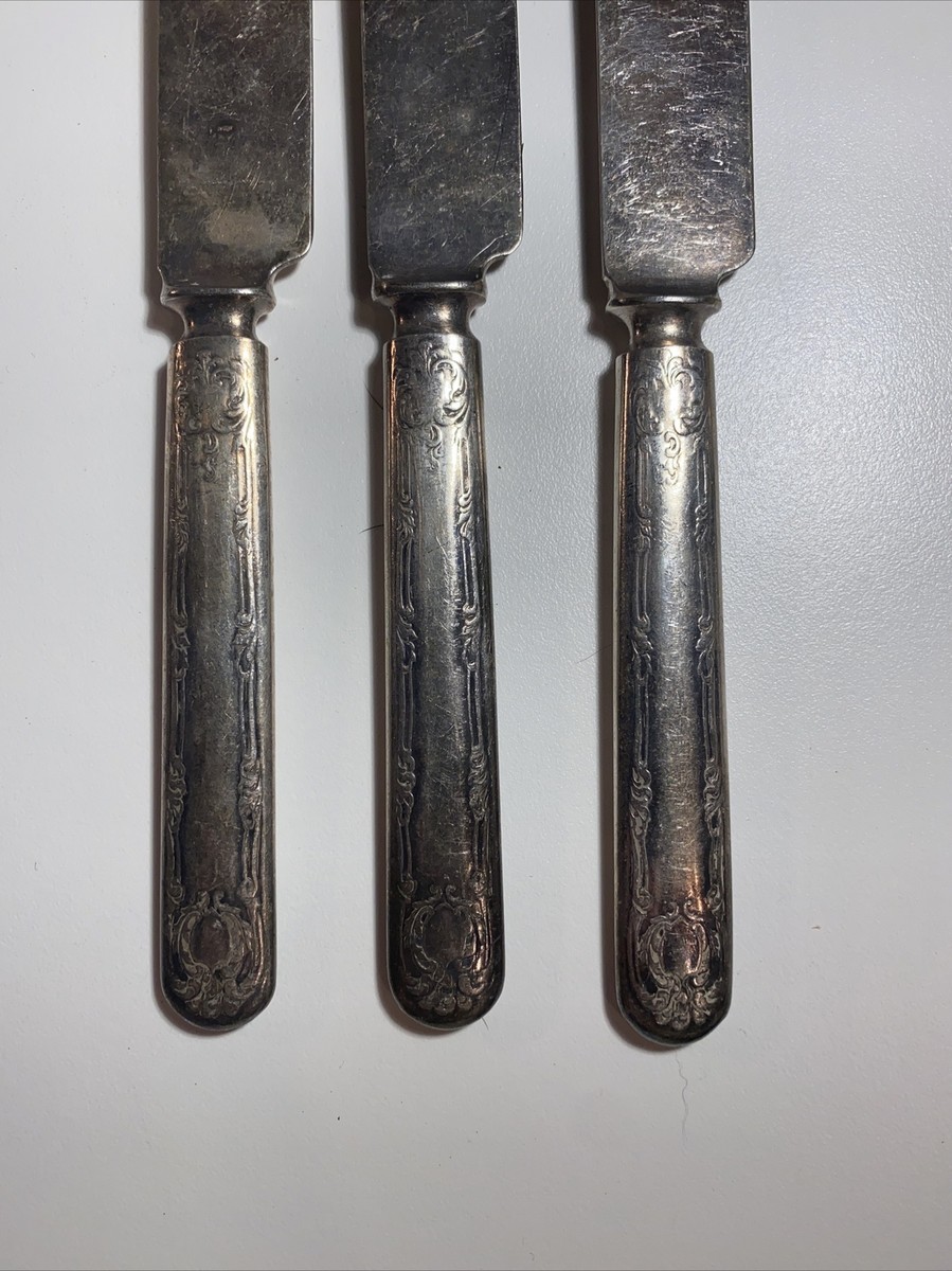 WM A Rogers】アールヌーボー ディナーナイフ / フォーク 12本 WM A