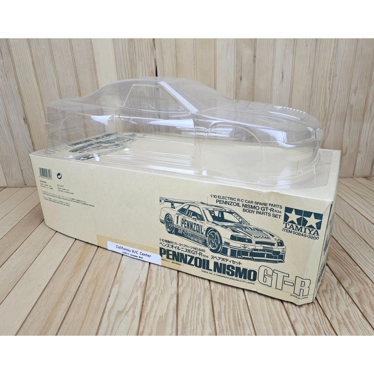 RARE Vintage Tamiya Pennzoil Nismo GT-R (R34) 1/10 Body Shell