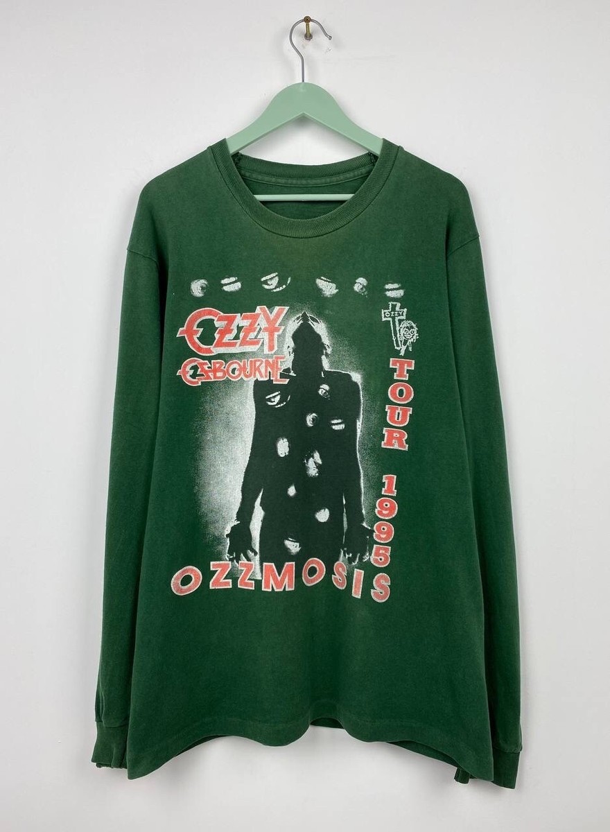 Vintage Ozzy Osbourne Ozzmosis 1995 Tour Long Sleeve Shirt Sz L