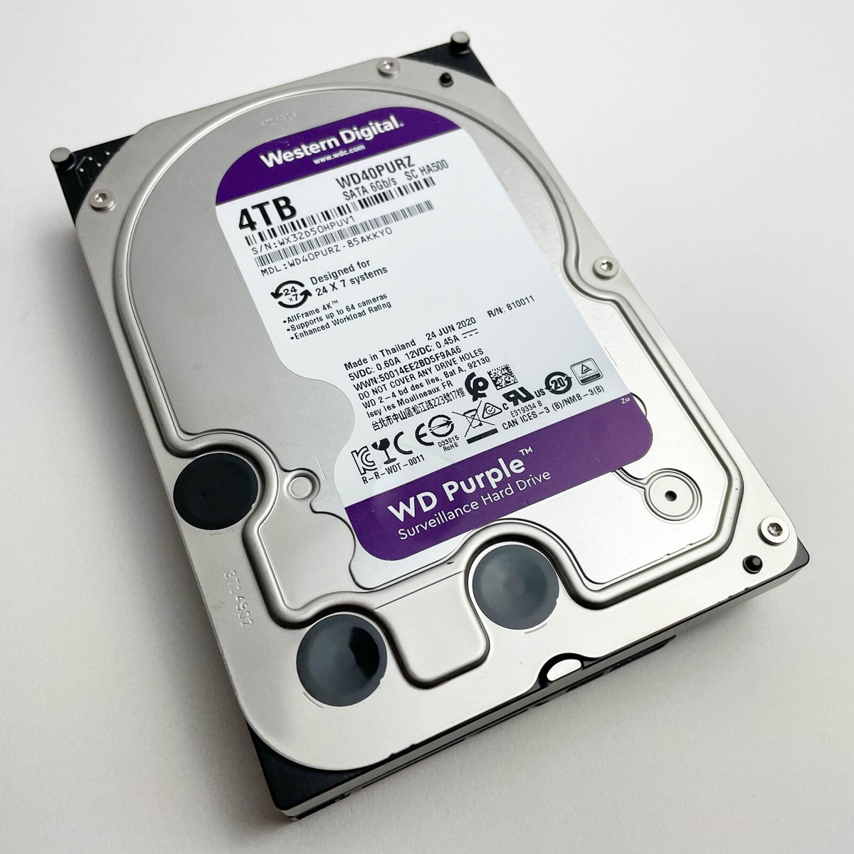Western Digital WD40PURZ 4TB HDD 中古品 楽天市場】western digital