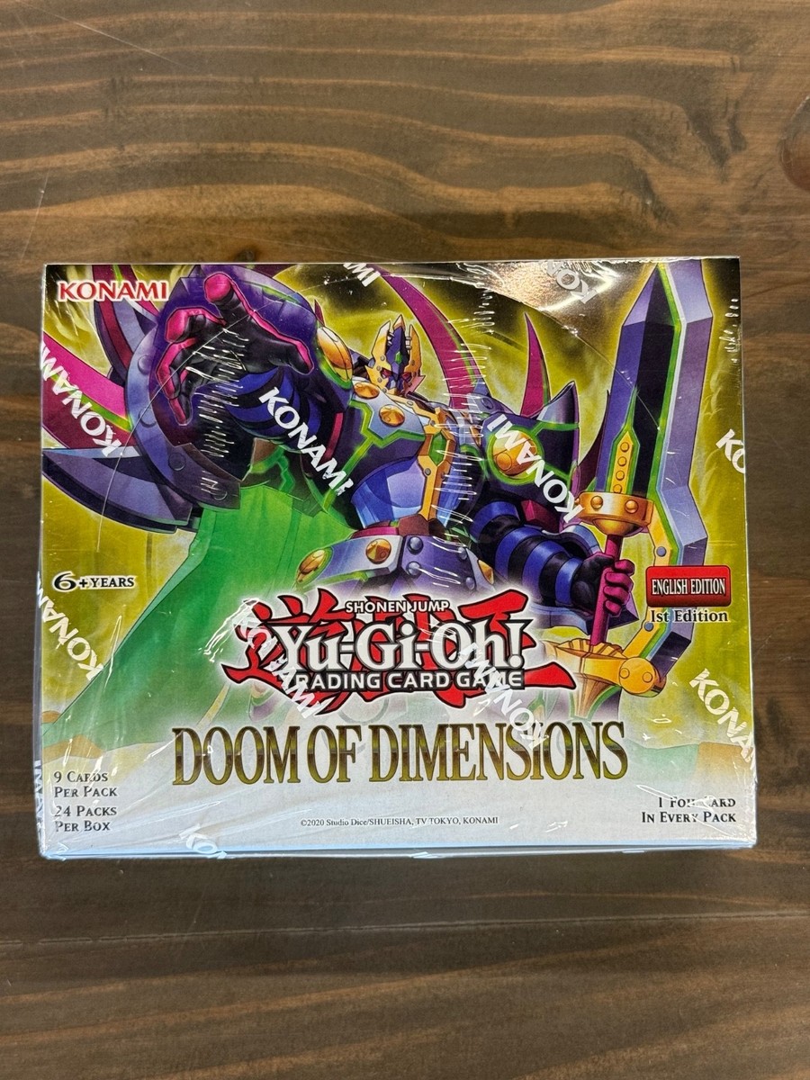 シュリンク付 5ボックス 遊戯王 DOOM OF DIMENSIONS BOX シュリンク付