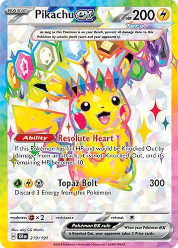 Pikachu ex SAR 234/193 MEGA Dream ex M2a Pokemon Card Japanese