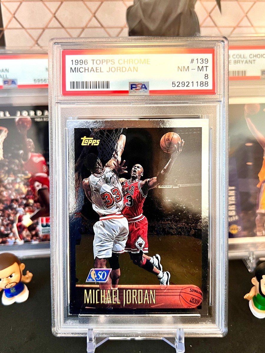 PSA8 Topps Chrome 139 Michael Jordan