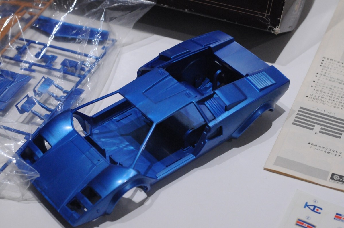 FUJIMI 1976 LAMBORGHINI COUNTACH LP 500S SCALE 1:20 MODEL KIT | eBay
