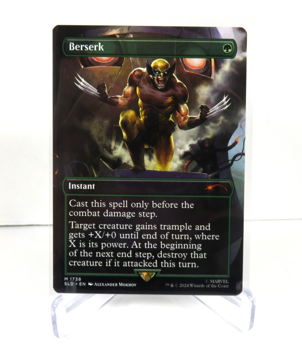 MTG Secret Lair Marvel Wolverine Foil版 ① MTG Marvel's Wolverine1