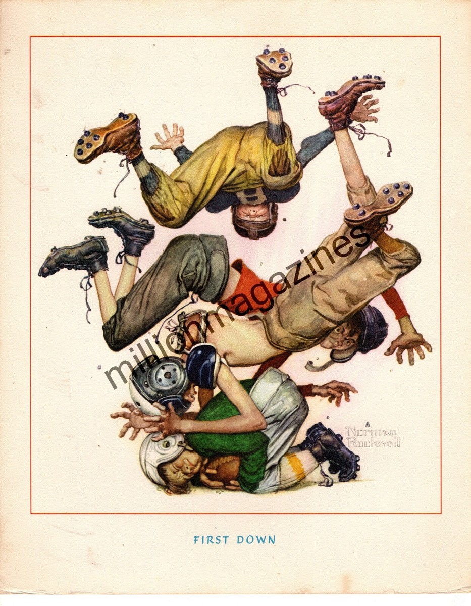 ノーマン・ロックウェル作 シリーズ フットボール ノーマン・ロック