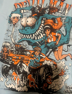 ロッキンジェリービーン デビルマンポスター シルクスクリーン エロス