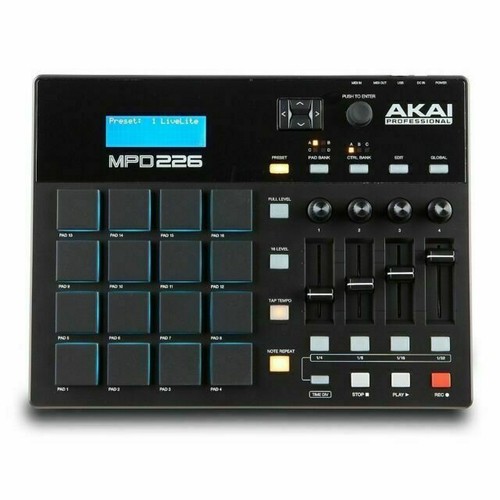 Akai Professional MPD218 MIDI Drum Pad Controller Synthesizer, 16