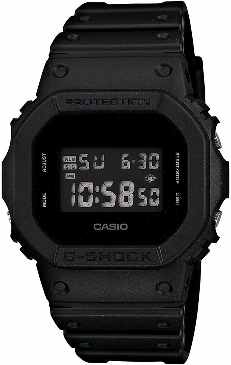 Casio G-Shock DW-5600BB-1 Black Resin Digital Men's Watch | eBay