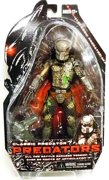 PREDATOR Classic battle-damaged figure PVC 18cm Neca | eBay