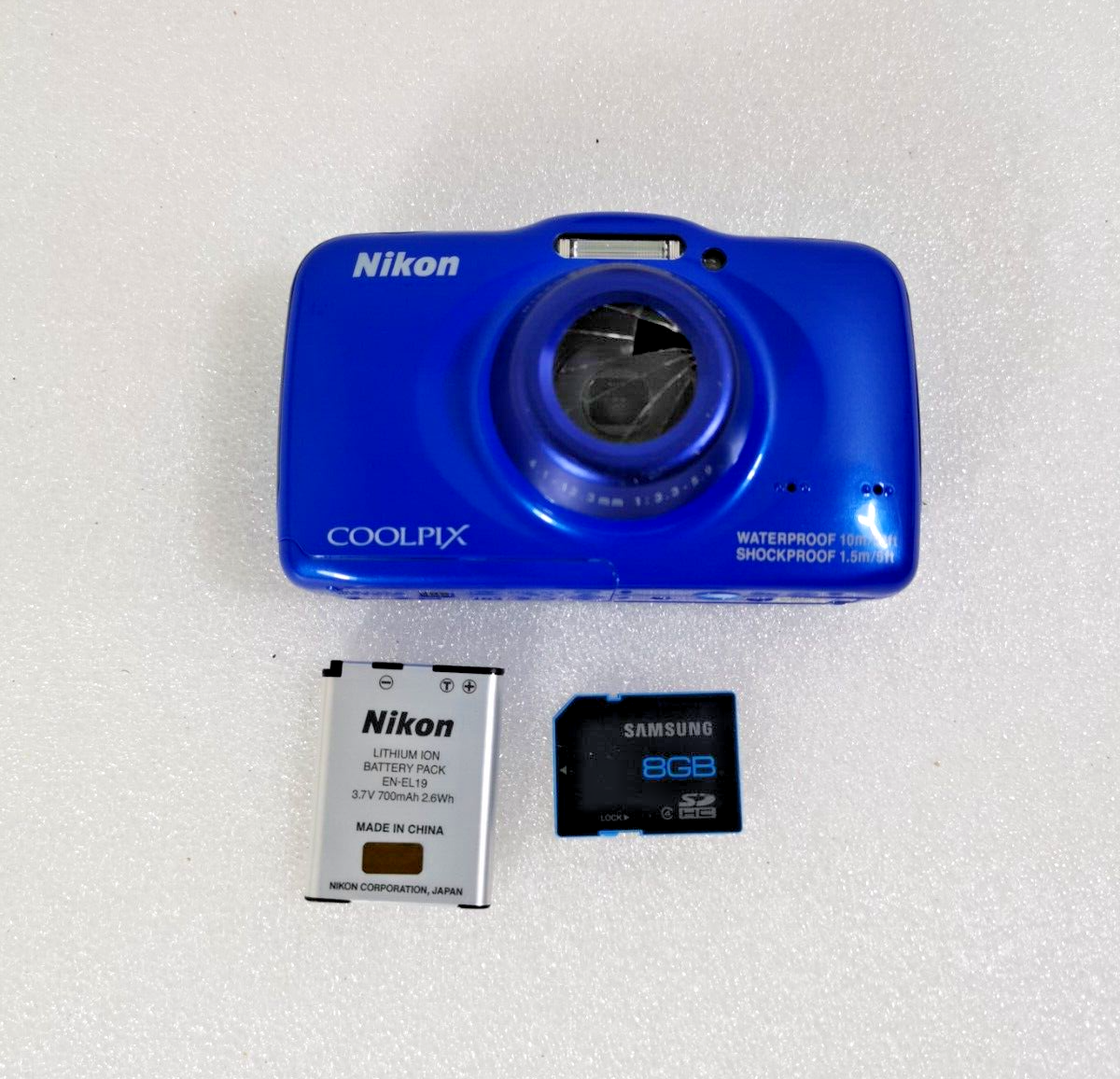 Nikon COOLPIX W100 青 ケース付き‼️ ☆外観・光学極上品 箱⁄ケース