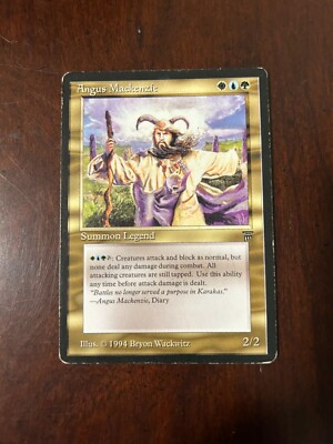 Angus Mackenzie Signed サインド 英語版 MTG Angus Mackenzie Signed