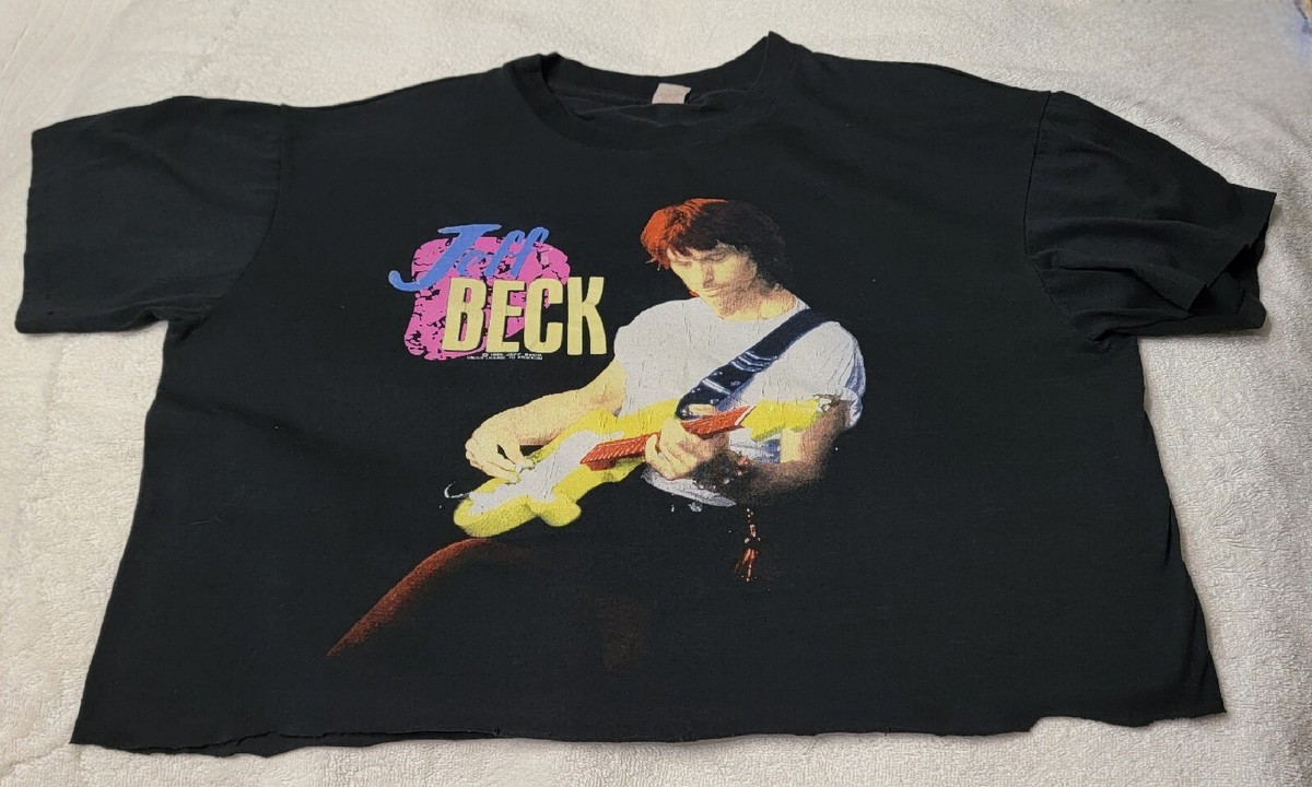 ミュージシャン JEFF BECK GROUP japan tour 1989 tee el