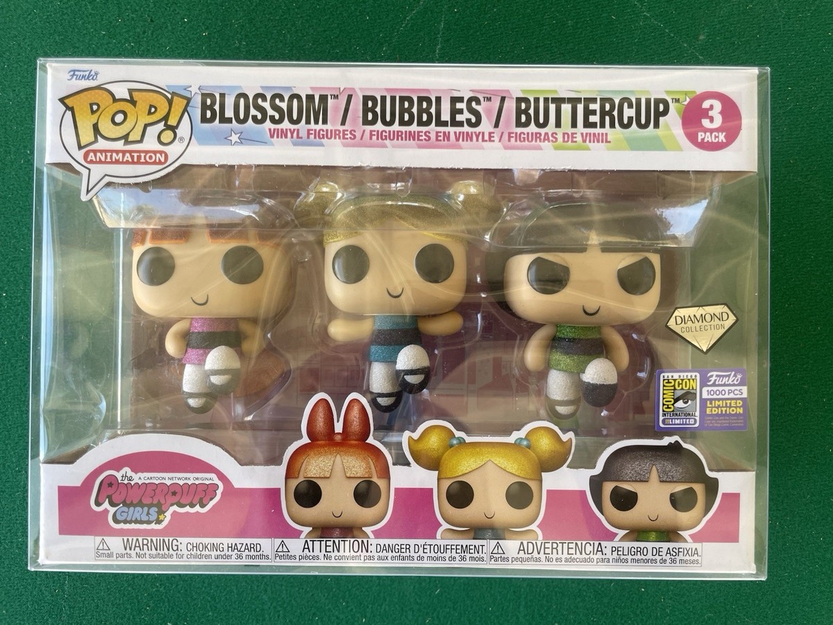 SDCC 2023 Funko Exclusive Powerpuff Girls 3 Pack LE 1000 Variant