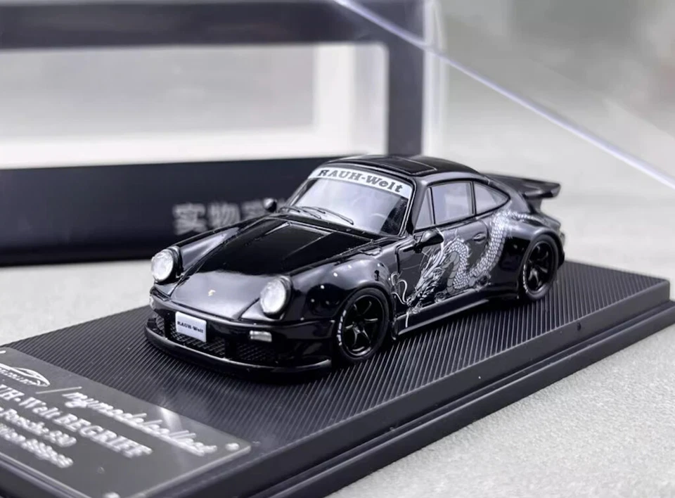 絶版 1/64PGM RWB 930 Black ポルシェ Pre-Order* Pop Race - Porsche