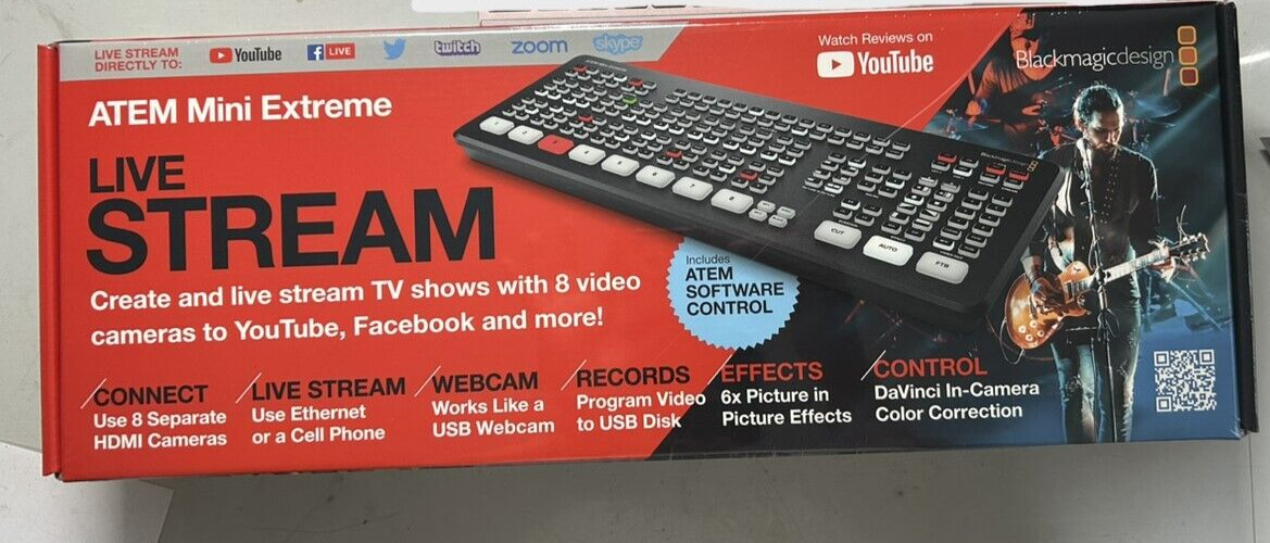 DTM・DAW ATEM Mini Extreme live stream Amazon.com : Blackmagic