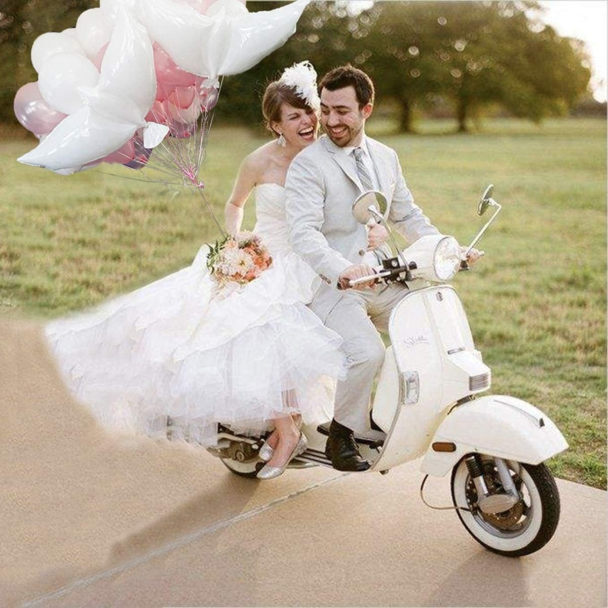 Dove Memorial Balloon for Release, Biodegradable Funeral