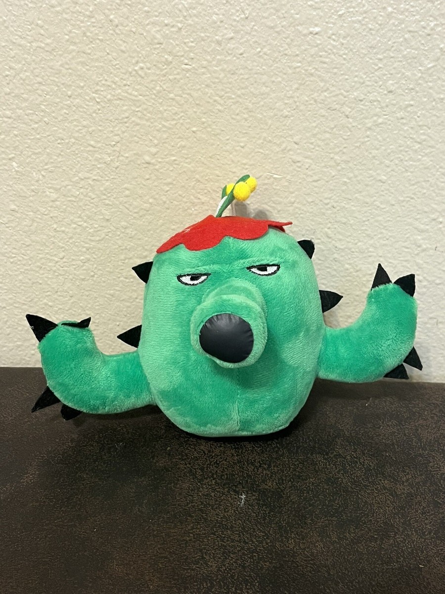Plants vs Zombies Angry Cactus Figure Plush w/ Suction Baby