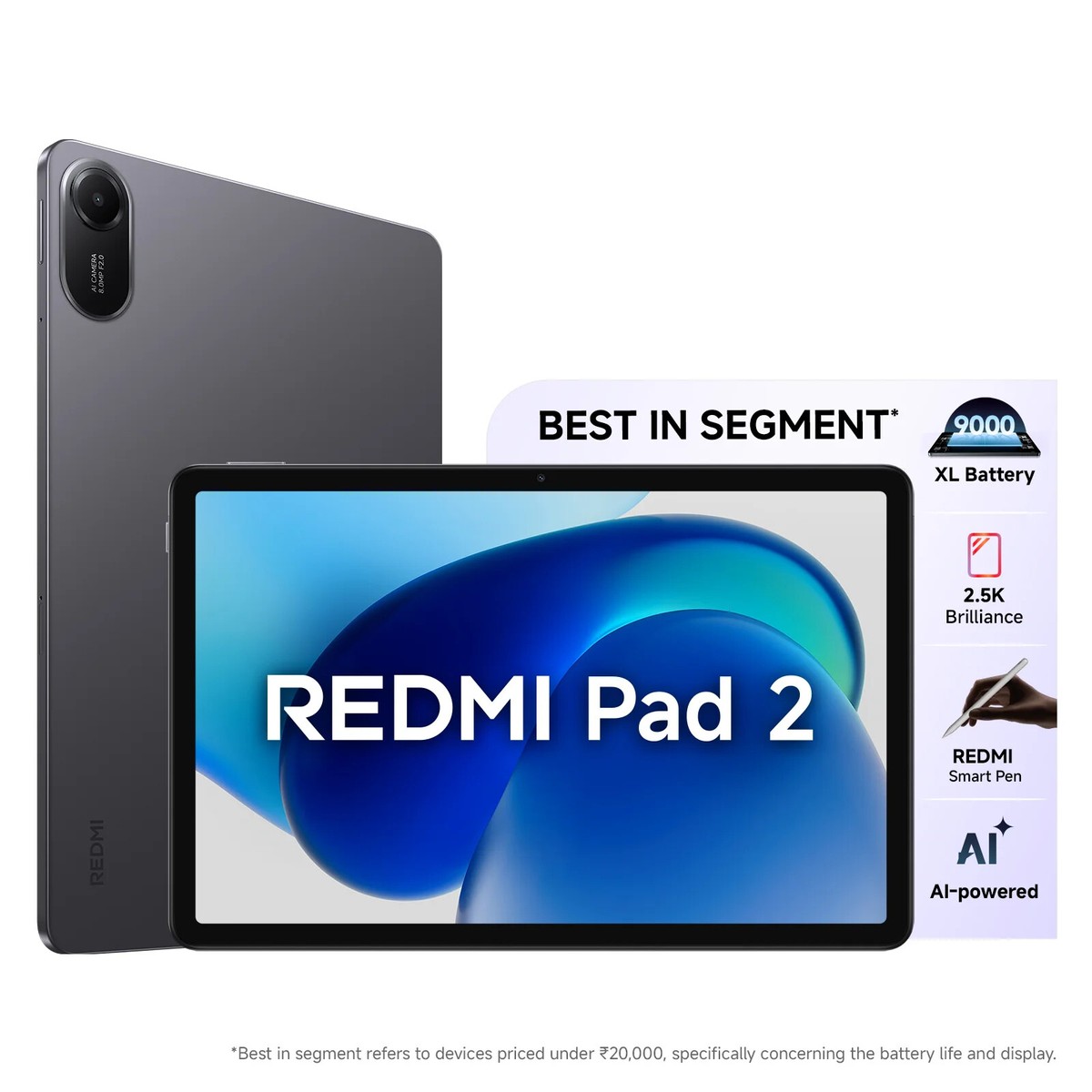 Xiaomi Redmi Pad 2 128GB 4GB RAM WiFi Only Global Version (New