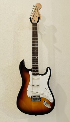 2022 Squier By Fender Stratocaster 3 Color Burst Fresh Setup New