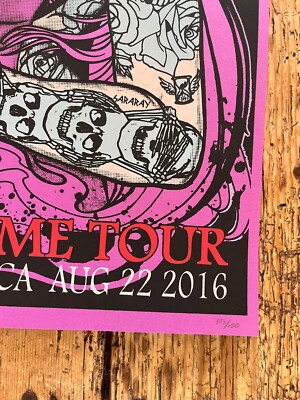 レア Guns N' Roses リトグラフ ガンズアンドローゼズ ポスター1日